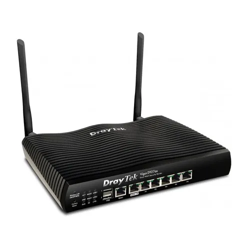 DrayTek Vigor 2927ax - Leistungsstarker Wi-Fi 6 Router - Router mit 6-Port Gigabit Switch und Dual-Band Wi-Fi 6 für schnellere und stabilere Internetverbindungen.