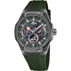 Lotus 18946/5 - Herren Armbanduhr mit Chronograph - Hochwertige Herren-Armbanduhr aus Edelstahl mit Quarzwerk, grüner Zifferblattfarbe und 10 ATM wasserdicht. Ideal für sportliche Anlässe und den Alltag.