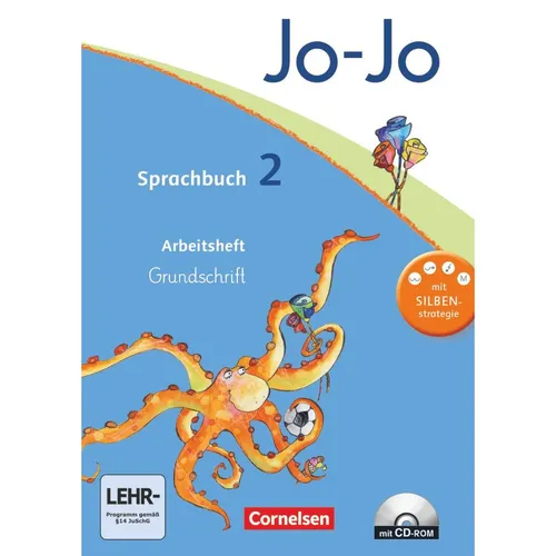 Cornelsen Jo-Jo Sprachbuch 2. Schuljahr. Allgemeine Ausgabe. Arbeitsheft. GS (Deutsch, Frido Brunold, Henriette Brunold, 2012) (8329702)