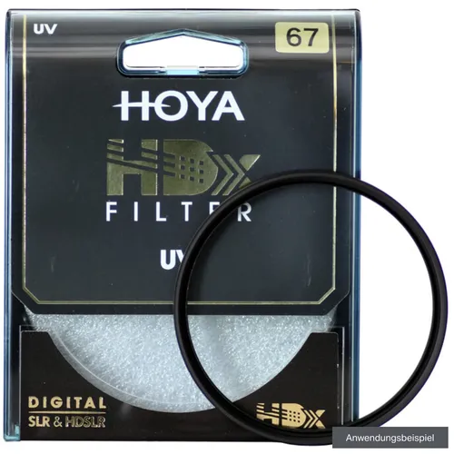 Hoya HDX UV 62mm Filter - Objektivfilter mit 62mm Durchmesser, ideal zum Schutz Ihrer Linse und zur Verbesserung der Bildqualität.