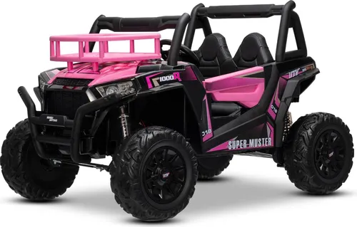 Beneo UTV 24V rosa - Kinder-Elektroauto - Erleben Sie Fahrspaß mit dem Beneo UTV 24V rosa! Ideal für Kinder ab 3 Jahren, ausgestattet mit MP3-Player, LED-Lichtern und Fernsteuerung. Perfekt für unvergessliche Abenteuer!