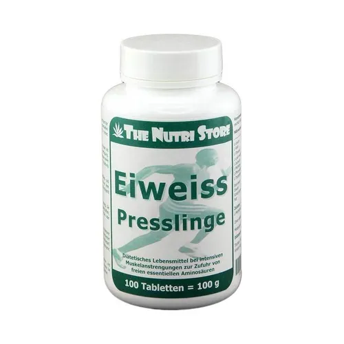 Eiweiss Presslinge 100 ST - Nahrungsergänzungsmittel mit essentiellen Aminosäuren, unterstützt den Muskelaufbau und die Regeneration, ideal für Sportler und Fitnessbegeisterte.