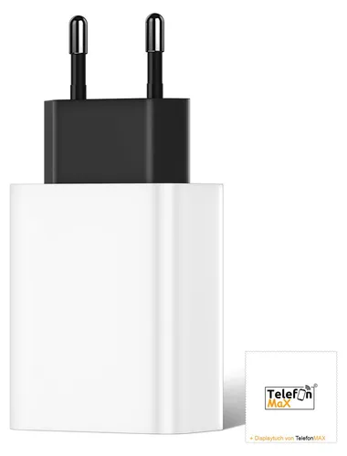 30W USB-C Schnellladegerät für Google Pixel – Kompatibel mit Pixel 10, 10 Pro, 9a, 9, 8a, 8, 9 Pro, 8 Pro, 7, 6 – Weiß - Schnellladegerät mit 30W Leistung für alle USB-C Geräte. Kompakt und ideal für unterwegs. Schützt Ihre Geräte vor Überhitzung und Überstrom.