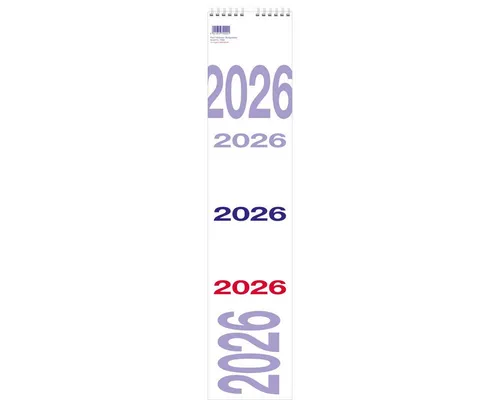 GÜSS Kalender Jahresplaner Streifenkalender Kalendarium 2026.