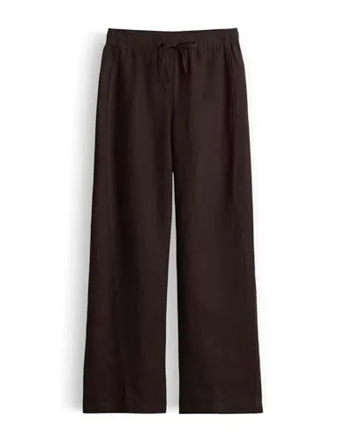 OPUS Damen Wide Leg Pants | MILENI Resort Wide Leg Pants aus reinem Leinen - Modische Wide Leg Pants aus hochwertigem Leinen für einen lässigen Look. Hoher Tragekomfort durch den geraden Beinverlauf und ideal kombinierbar für verschiedene Anlässe. Perfekt für stilbewusste Frauen.