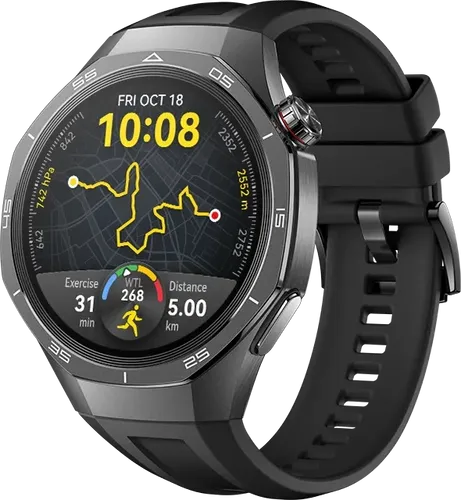 Huawei Watch GT5 PRO 46mm - Titan Smartwatch in Schwarz, multisportfähig mit ECG und GPS, bis zu 14 Tage Akkulaufzeit
