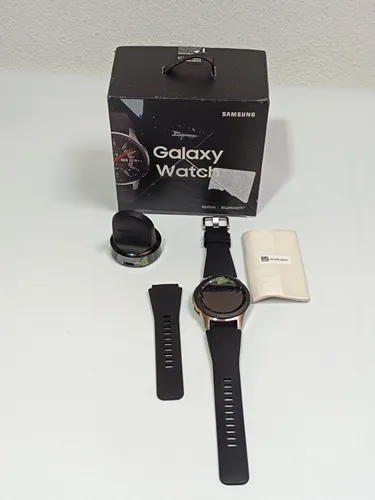Samsung Galaxy Watch 46mm Silber Smartwatch GPS NFC IP68 neu ausgestellt _0,34_5
