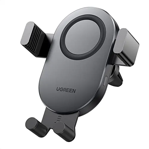 UGREEN Automatischer Induktion Wireless Charger 15W - Handy Ladegeräte mit 15W Schnellladung, ideal für die meisten Smartphones, bietet kabelloses Laden und eine praktische Halterung für das Auto.