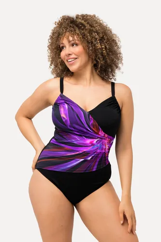Ulla Popken Badeanzug mit Softcups und verstellbaren Trägern - Badeanzüge in Größe 62 aus 80% recyceltem Polyamid, sportlicher Stil und optimaler Halt dank verstellbarer Träger und Softcups.