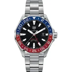 Tag Heuer Aquaracer GMT WAY201F.BA0927 - Elegante Herrenuhr - Herrenuhren mit GMT-Funktion, perfekte Kombination aus Stil und Funktionalität für den modernen Mann, ideal für Alltag und besondere Anlässe.