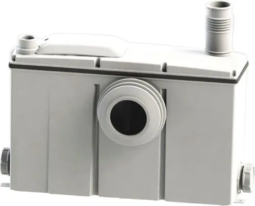 SETMA Hebeanlage Watergenie C - Fäkalienhaltiges Abwasser effizient entsorgen - Entwässerungsanlage mit 500 W Leistung, Edelstahlmesser und Rückstauklappe. Ideal für den Innenbereich, sorgt für eine zuverlässige Abwasserentsorgung.