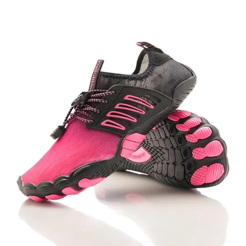 Freiluftkind Das Original – Tokai rutschfeste Barfußschuhe (Pink/Größe EU 42) – Tokai der perfekte Barfußschuh für Dein Abenteuer – Barfusslaufschuhe Barfuss Schuhe Barefoot Shoes