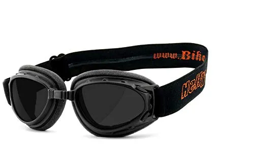 HELLY® No.1 Bikereyes® Motorradbrille - winddicht & gepolstert - Sportbrillen: Top Tragekomfort durch 2-fach Polsterung, beschlagfreie HLT Sicherheitsgläser nach DIN EN 166 und UV400 Schutz für ungetrübten Fahrspaß.