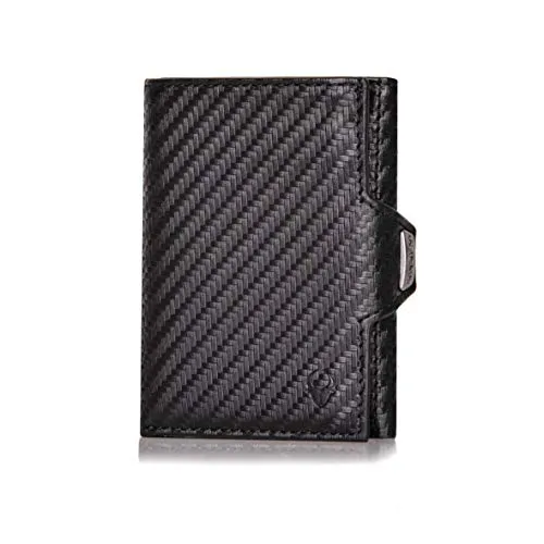 DONBOLSO NextGen Brieftasche - Slim Wallet mit Münzfach und RFID Schutz - Herren-Geldbörsen: Kompaktes Design für bis zu 11 Karten, mit praktischem Münzfach und sicherem RFID Schutz für Ihre sensiblen Daten.