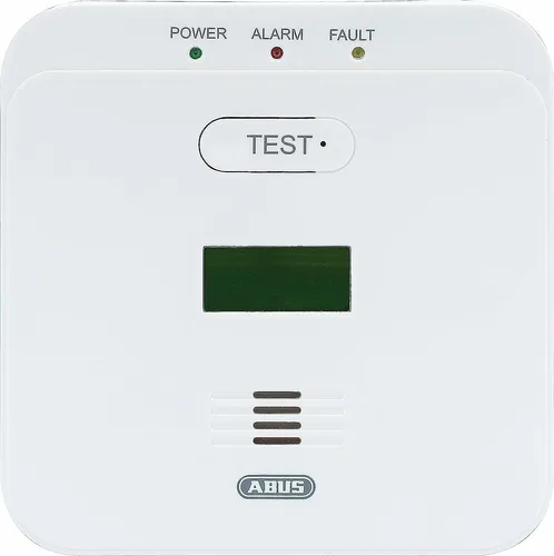 Abus COWM510 - CO-Melder, zuverlässiger Schutz vor Kohlenmonoxid mit modernster Technologie
