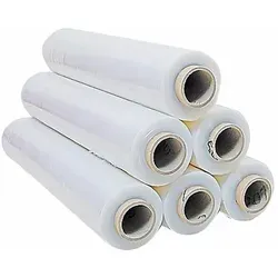 Stretchfolie Palettenfolie 300m - Transparent - Hochwertige Wickelfolie aus Belgien, ideal für die sichere Verpackung und Stabilisierung von Paletten. Schützen Sie Ihre Waren zuverlässig!