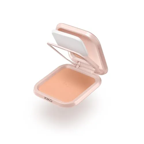 KIKO Milano Skin Lover Refining Face Powder Foundation 05, Feuchtigkeitsspendende, Vereinheitlichende Kompaktpuder-Foundation