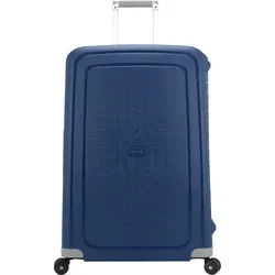 Samsonite S'Cure Spinner 75 cm Dark Blue - Trolley mit 102 Litern Volumen, kratz- und stoßfestem Polypropylen, TSA-Zahlenschloss und 360°-Rädern für müheloses Reisen.