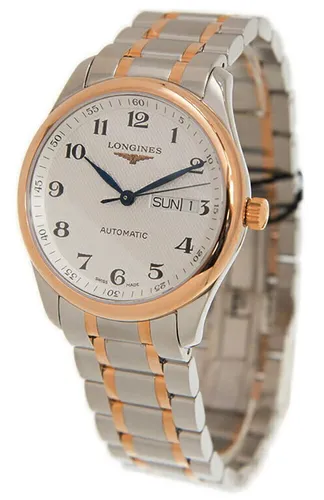 Longines Master Sammlung Automatik Stahl und Rose Gold Herren Uhr L27555797