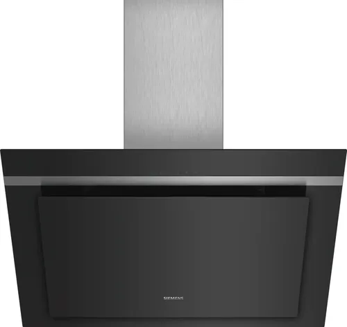 Siemens LC87KHM60 Kopffreihaube - Eleganz in Schwarz und Edelstahl - Dunstabzugshaube mit Touch-Bedienung und LED Licht, ideal für moderne Küchen. Genießen Sie maximale Kopffreiheit und effiziente Abluftleistung.