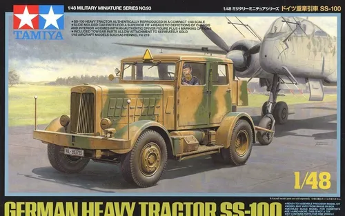 Tamiya 1/48 Deutsche schwerer Traktor SS-100 Baugruppe Modell # 32593