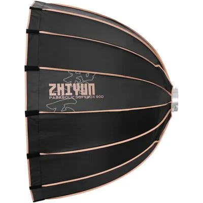 Zhiyun Parabolic Softbox 90D - Professionelle Softbox für Bowens Mount, Durchmesser 90 cm, ideal für gleichmäßige Lichtverteilung in Fotografie und Videografie.