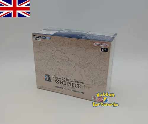 One Piece Card Game TCG - Anime 25th Collection Display - Booster Box - EB-02 EN