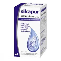SIKAPUR Silicium Gel F Liquid 500 ml - Praktische 500 ml Flasche mit Silicium Gel F für vielseitige Anwendungen, ideal zur Unterstützung der Pflege und für den täglichen Gebrauch.