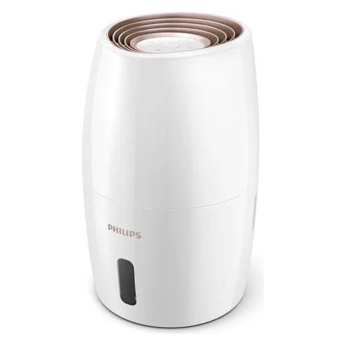 Philips 2000 Serie Luftbefeuchter - NanoCloud Technologie, bis zu 99% weniger Bakterien, ideal für Räume bis 32 m² mit automatischer Feuchtigkeitsregelung und Ruhemodus