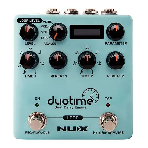 Nux Dual Delay Pedal & Looper Funktion NUX-NDD6