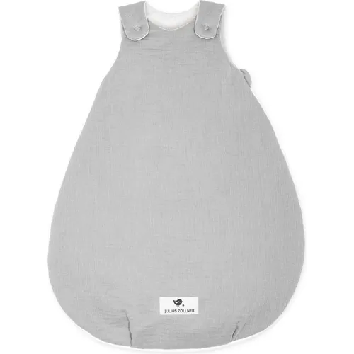 Julius Zöllner Babyschlafsack gefüttert Musselin 2,5 TOG Gr. 56/62 - Baby Schlafsäcke in Birnenform für optimale Strampelfreiheit, gefüllt mit hochwertigem Klimavlies für angenehme Wärme. Pflegeleicht und schadstofffrei nach OEKO-TEX Standard 100.