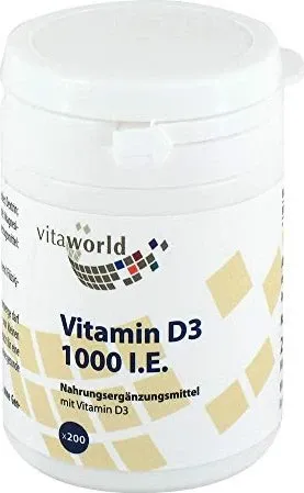  Vitamin D3 1000 IE Tabletten für die normale Funktion des Immunsystems, gesunde Knochen und Muskelaktivität 4
