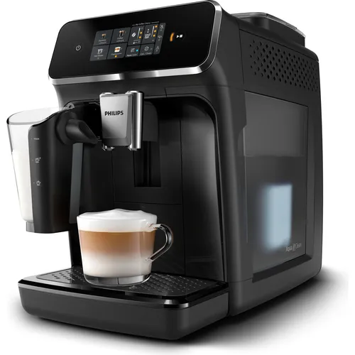 Series 2300 EP2331 - Automatische Kaffeemaschine mit Cappuccinatore - Kaffeevollautomat in elegantem Pianolack schwarz, mit 15 bar Druck für perfekten Kaffeegenuss und cremigen Cappuccino.