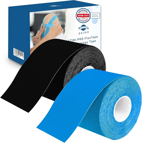 axion® Kinesiologie Tape schwarz - blau - Kinesiotapes - Medizinprodukt