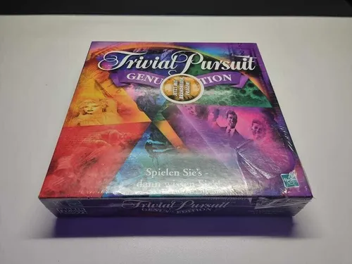 Trivial Pursuit Genus Edition Parker 2001 - Neu in Folie - Gesellschaftsspiel von Hasbro, ideal für Spieleabende und Sammler, jetzt zum Sonderpreis!