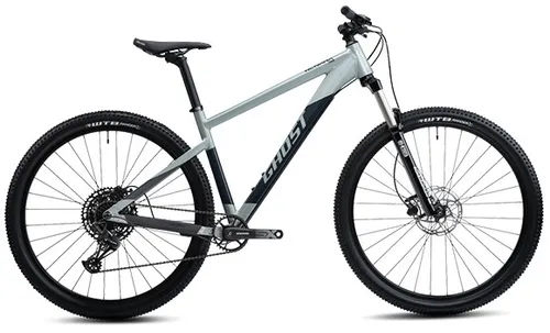 Ghost Nirvana Tour SF 29" U Hellgrau/Dunkelgrau 2022 - Unisex MTB mit 12 Gängen und hydraulischen Scheibenbremsen, ideal für Abenteuer und Trails. Robuster Aluminiumrahmen und 29 Zoll Reifen sorgen für optimale Performance.