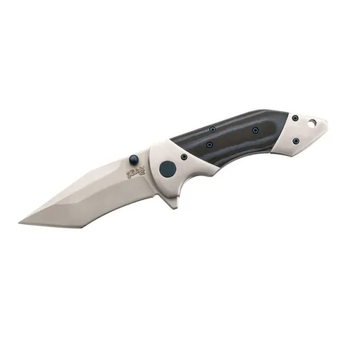 HERBERTZ SELEKTION Taschenmesser - Schwarz/Blau G10 - Taschenmesser mit 9 cm D2 Stahlklinge und robustem G10 Griff, ideal für Outdoor-Abenteuer und alltägliche Anwendungen.