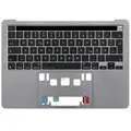 A2289 Topcase Tastatur mit Backlit und Touchbar für Apple MacBook Pro Retina 13" 2020 deutsch grau