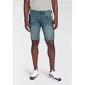 Jeansshorts Set, mit Band, 2 Stk. bequemer Sitz, gerade Beinform, mit praktischen Taschen, Gr. 32 - N-Gr, light blue u, , 90289608-32 N-Gr