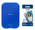 Canon Zoemini 2 Marineblau Mobiler Zink Fotodrucker  SET inkl. 50 Aufnahmen