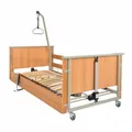 aks D4 LowEntry Pflegebett / Holzleisten/ Fußtieflagerung