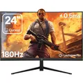 GAMEPOWER T40 Curved Monitor 24 zoll Gaming FullHD 180hz 0,5ms HDMI Lautsprecher