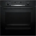 Bosch HBG578BB3 Serie 6 EEK:  Einbaubackofen, 71 L, 60 cm breit, Pyrolyse, 3D-Heißluft, Air Fry, Versenkknebel, schwarz