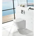 Glasdeals - Spülrandloses Stand-wc Inkl. Soft-close Sitz Btw-6014 - Weiß