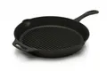 Petromax Grill-Feuerpfanne gp35 mit Stiel Pfanne Camping Kochen Guss-Eisen BBQ
