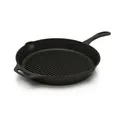 Petromax Grill Feuerpfanne gp35-t mit Stiel Gusspfanne mit Grill-Rillen