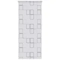 vidaXL Duschrollo 80x240cm Quadratmuster Duschvorhang Badewannenvorhang Rollo