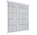 vidaXL Duschvorhang Duschrollo 80x240 cm Quadratmuster Breite 80 cm