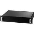 Monacor RC-132/SW 19 Zoll Rackgehäuse 2 HE Stahl inkl. Griff