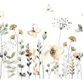 Rasch Vliestapete Bambino XIX, glatt, floral grün